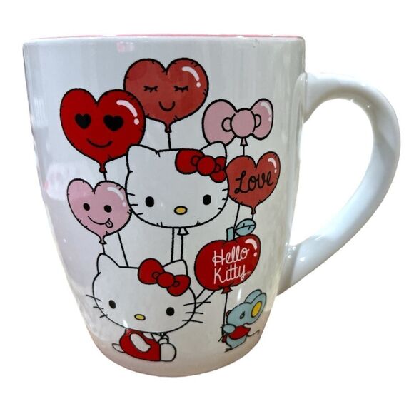 Hello Kitty Love Valentines Balloon Mug - Picture 2 of 5